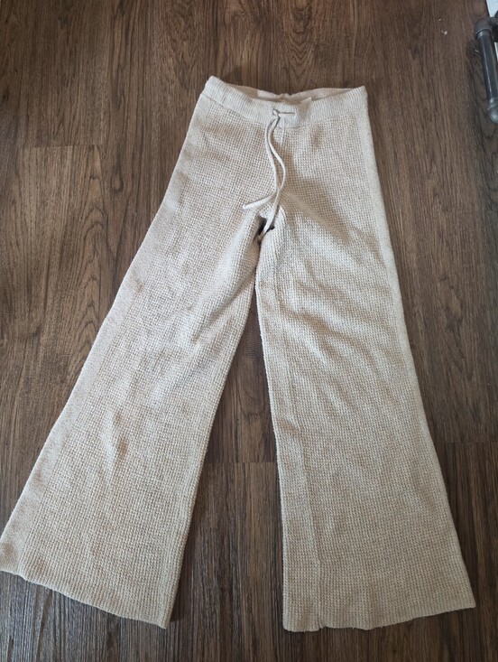 aerie Pants - Aerie Waffle Wide Leg Pants